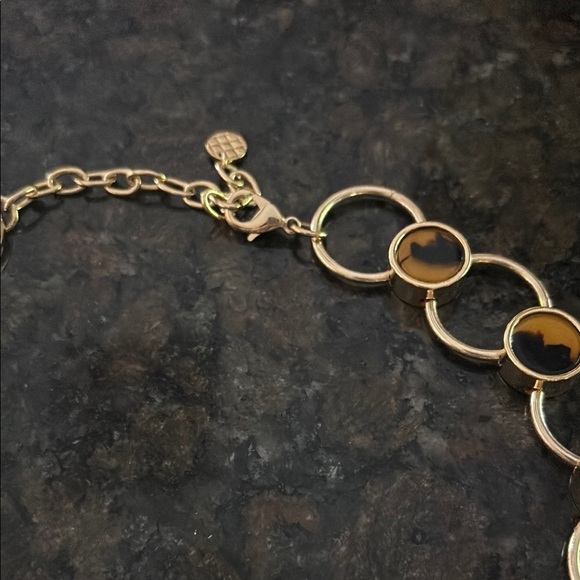 Talbots Gold and Brown Vintage-Inspired Necklace - Picture 3 of 3